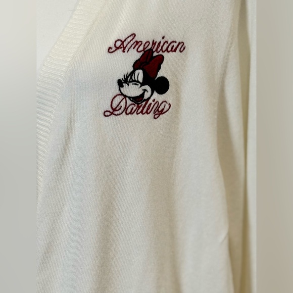 NWT-Torrid/Disney Minnie Mouse Americana 3/4 sleeve shrug sweater size 4X 5X - Picture 8 of 10